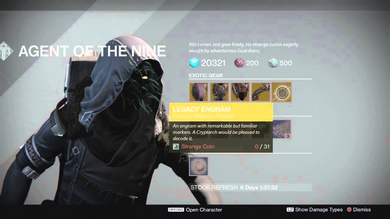 Xur Year 2 Week 11