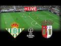 Real Betis vs Sc Braga  PES 21 Simulation Game