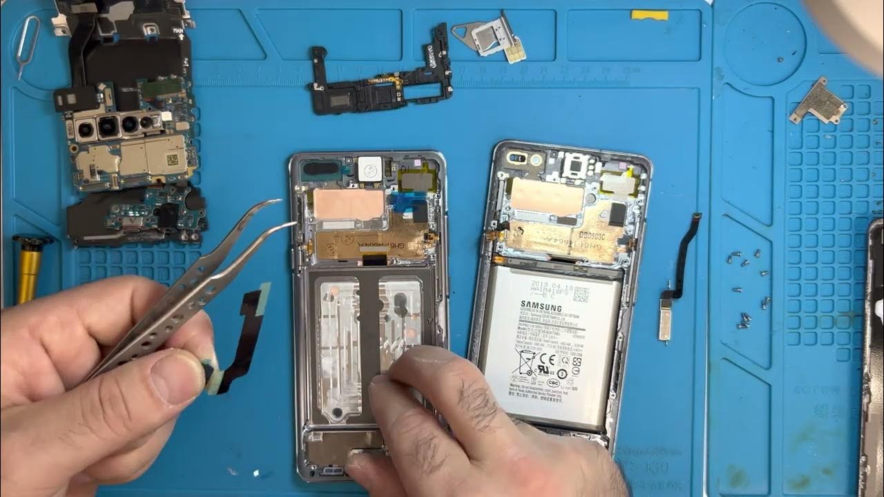 Разборка Samsung Galaxy S10: смартфон получил гигантскую тепловую трубку и незам