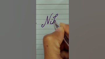 #nikhil  for you...hope you like it...Comment your name or initials 😊