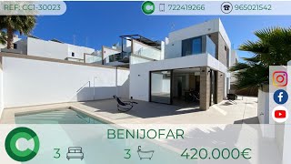CC1-30023- LUXURY NEW BUILD-RESALE + Pool + Underbuild + Parking - BENIJOFAR, Casas Connect