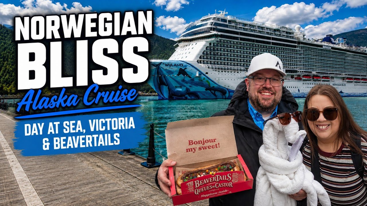 Norwegian Bliss Alaska Cruise | Day At Sea, Victoria and BeaverTails