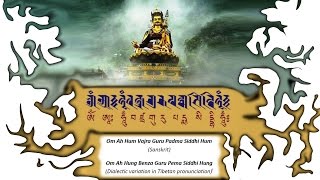 Green Relax with Padmasambhava Guru Rinpoche - Om Ah Hum Vajra Guru Padma Siddhi Hum - 1000 mantras