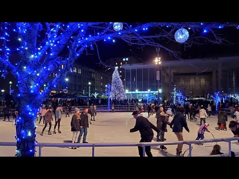 Ice skating returns to Rosa Parks Circle Nov 25