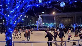 Ice skating returns to Rosa Parks Circle Nov. 25