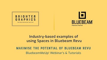 Industry-based examples of using Spaces in Bluebeam Revu - BluebeamMeUp!