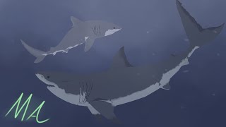 Famous Great White Shark vs Squalicorax | Sticknodes (Cancelled) Net Worth
