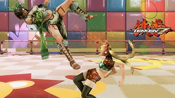Tekken 7 | Julia 💥 Lucky Chloe | CPU vs CPU AI vs AI