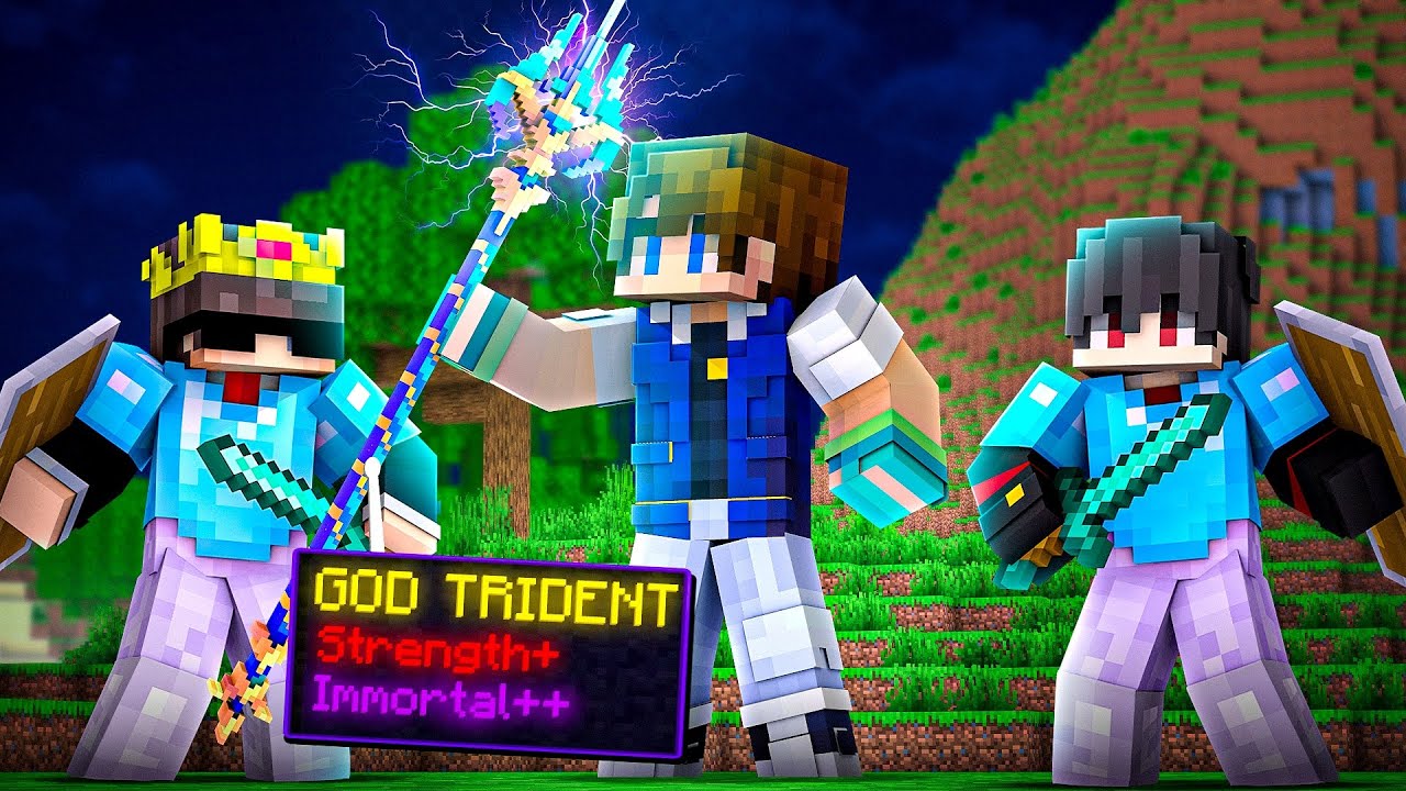 How I Obtained GOD Trident in This Minecraft SMP - YouTube