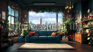 Animated Background | Living Room with windows view | Seamless Streaming Backdrop