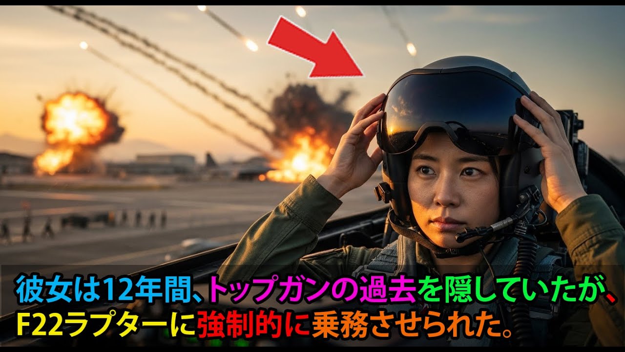 彼女は12年間、トップガンの過去を隠していたが、F22ラプターに強制的に乗務させられた。