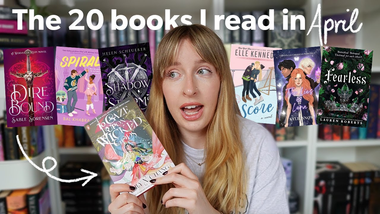 The 20 books I read in April 📚✨ April reading wrap up