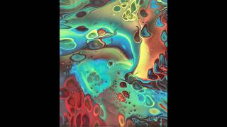 art fluide, pourring, tutoriel pour les débutants Flip cup