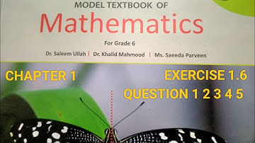 Class 6 Maths Chapter 1 Excercise 1.6 Question 1 2 3 4 & 5 find HCF LCM @ummebilalclasses