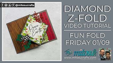 How To Make A Diamond Z-Fold for Fun Fold Friday Stampin