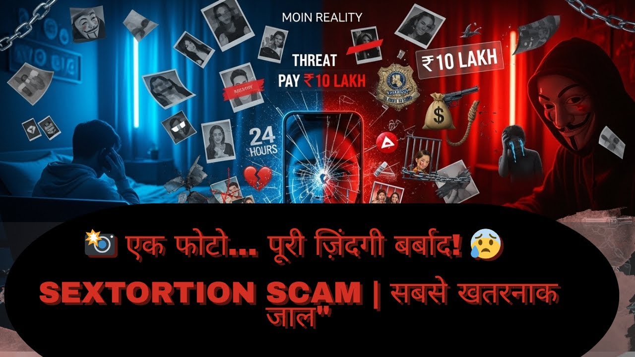 "📸 एक फोटो... पूरी ज़िंदगी बर्बाद! 😰 | Sextortion Scam | सबसे खतरनाक जाल"