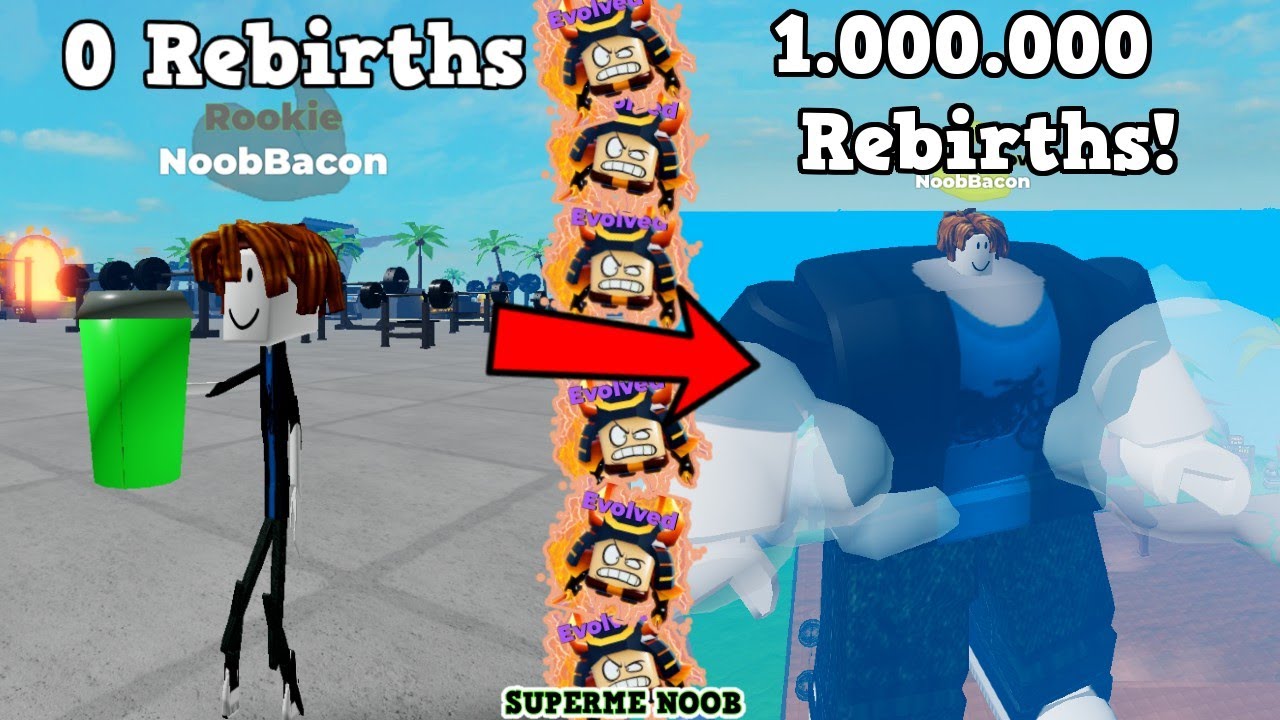 Noob Have 8 Chaos Overlords Packs!! - 1 Million Rebirths a Week - Muscle Legends 💪