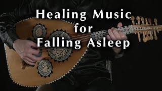 Fall Asleep with Healing Music on Oriental Oud with Dark Screen - Naochika Sogabe