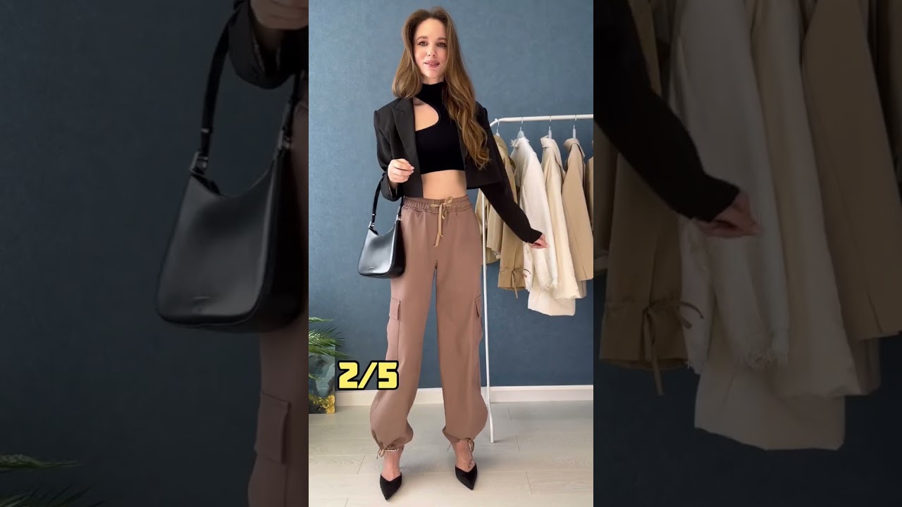 С чем носить брюки карго с wildberries #wildberries