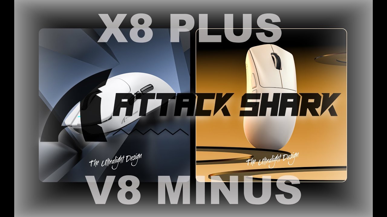 Attack Shark V8 и Attack Shark X8 Plus