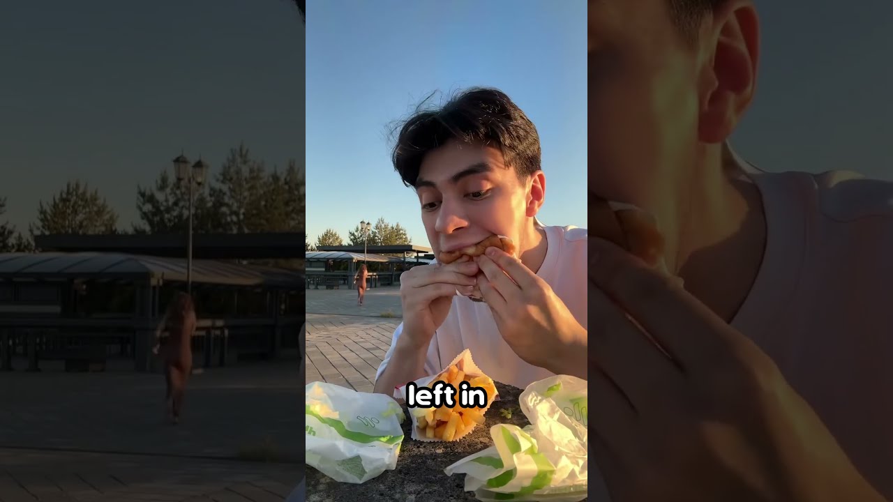 Guy Eats Food Crazy Quick 