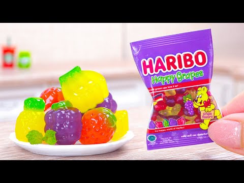 Rainbow Fruit Jelly 🥝🥭🍉🍊🍓 Yummy Miniature Fruit Jelly Decorating 😋 Sweet Dessert Making For Summer