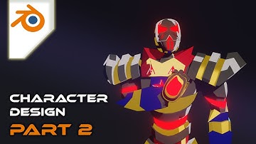 Blender Character Modeling for Animation | Hard Surface Robot Character Design 2 Part 2
