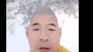 Chinese Neckman and Asian man in da snow sing  nae nae collab