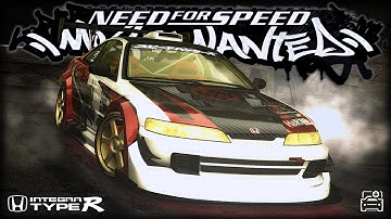 Honda Integra Type R (DC2) 1997 || NFS Most Wanted (2005) || Customization & Gameplay