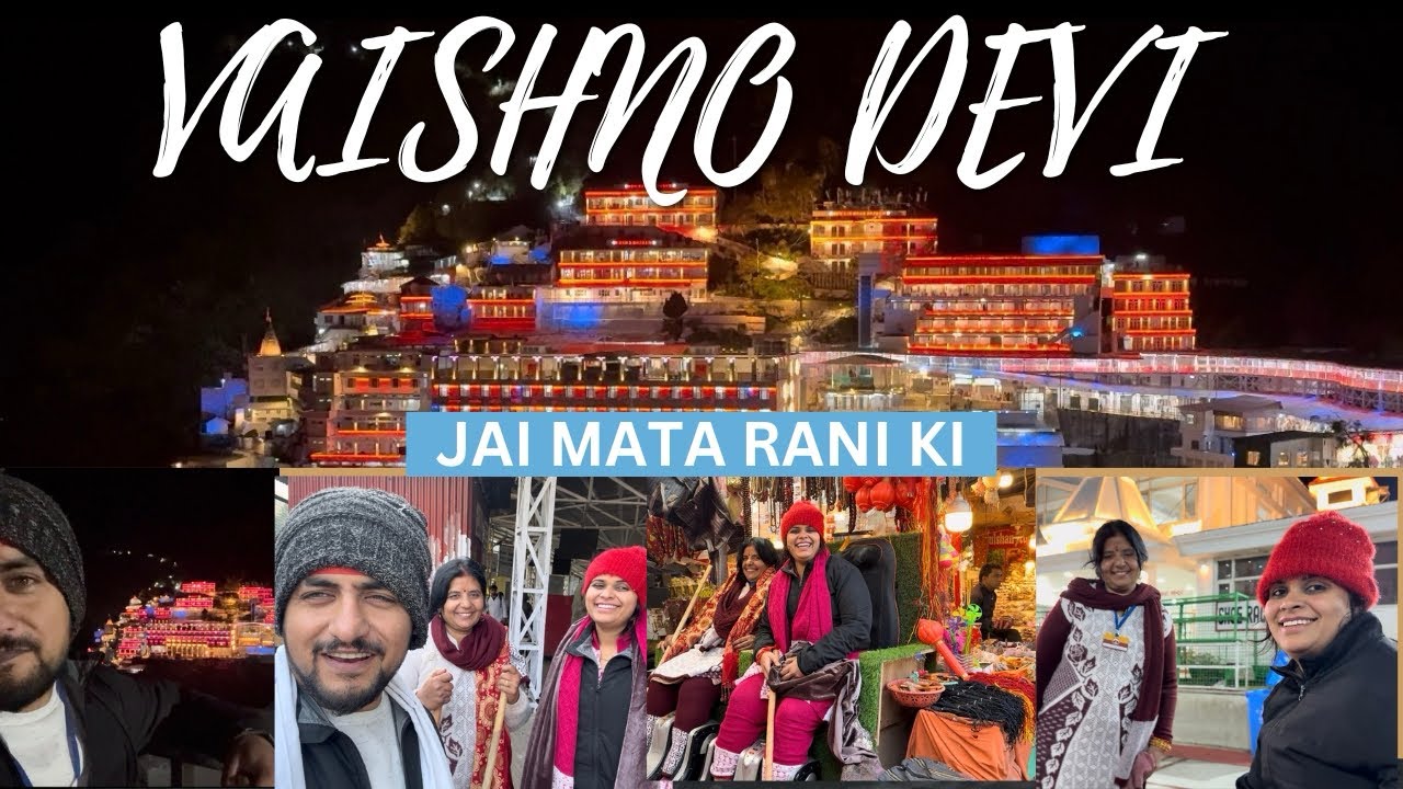Sampann😍VAISHNODEVI🛕Yatra–Bhawan, Aadhkuwari+BhairoBaba Sundar✨Darshan 