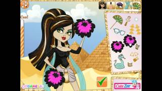 Monster High: Cleo de Nile dress up game screenshot 5