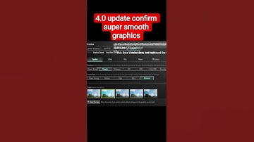 4.0 UPDATE CONFIRM SUPER SMOOTH GRAPHICS #pubg #bgmi #newupdate #shorts