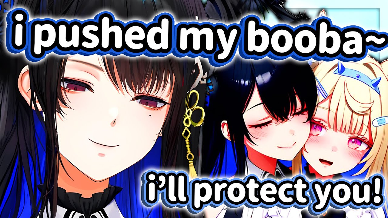 Nerissa Literally Push Her BOOBA To Fuwawa While On The Train