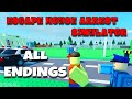 Escape House Arrest Simulator - ALL Endings! [ROBLOX]