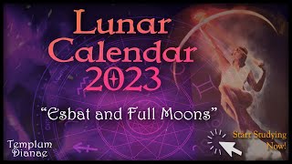 " Lunar Calendar 2023 " - all Full Moons and Esbats of the New Year ! screenshot 4
