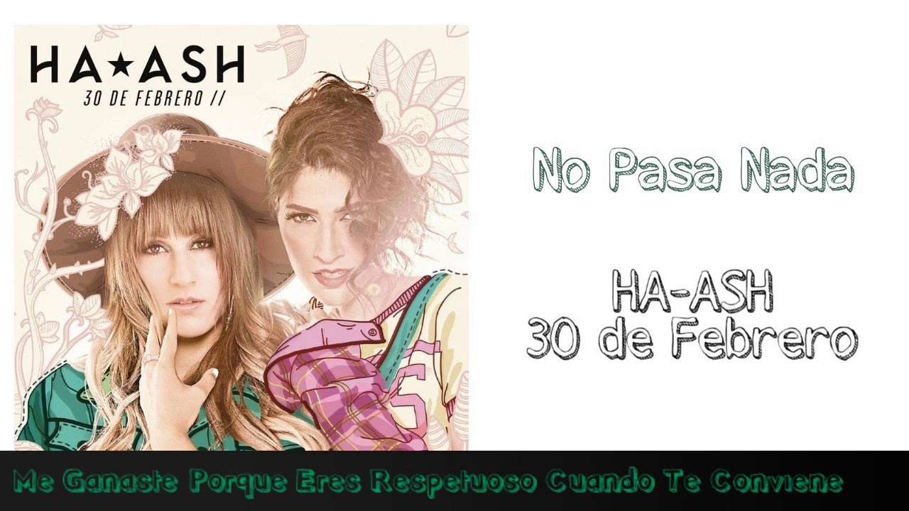 HA ASH No Pasa Nada Letra YouTube ha-ash-no-pasa-nada-letra-youtube