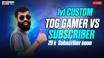 1v1 TDM LIVE BGMI  |1V1 TDM | CUSTOM ROOM |TOGGAMER LIVE #tdm1v1live #shorts #1v1 #shortsfeed #tdm