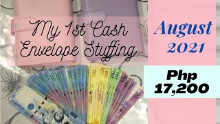 Php17,200 Cash Envelope Stuffing / August 2021 Paycheck 1 / Cash Envelope System / Philippines