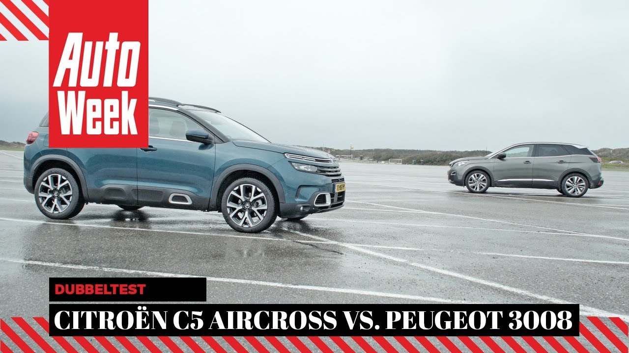 Citroën C5 Aircross Vs Peugeot 3008 - Autoweek Dubbeltest | Suv Drive