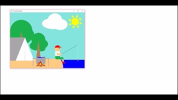 2D Animated Scene - Computer Graphics Assignment 1