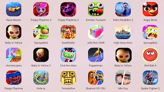 Roblox,Race Master 3D,Save The Doge Game,Scary Teacher 3D,Angry Bird 2,Rubber Jumping,Giant Rush,... screenshot 3