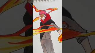 Drawing sukuna | Jujutsukaisen character drawing I #animedrawing #anime #art