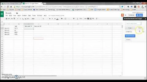 #114 Allow editing only in certain cells using Google Sheets