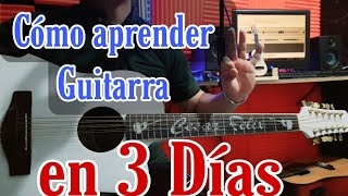 ?¡Como Aprender Guitarra en 3 Días