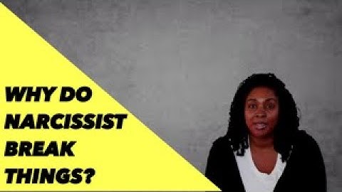 WHY do narcissist break things? Your not gonna believe this!#Narcissist