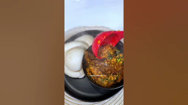 Poundo yam and Egusi soup 🍲 #explore #food #nigerianfood #youtubemadeforyou #explore #subdcribe