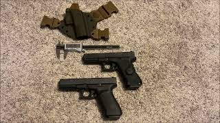 OldGuyDIY Kenai Chest Holster For Glock 10MM Model 20 Also Fits 22 40 Cal S&W 15.75mm Trigger Guard