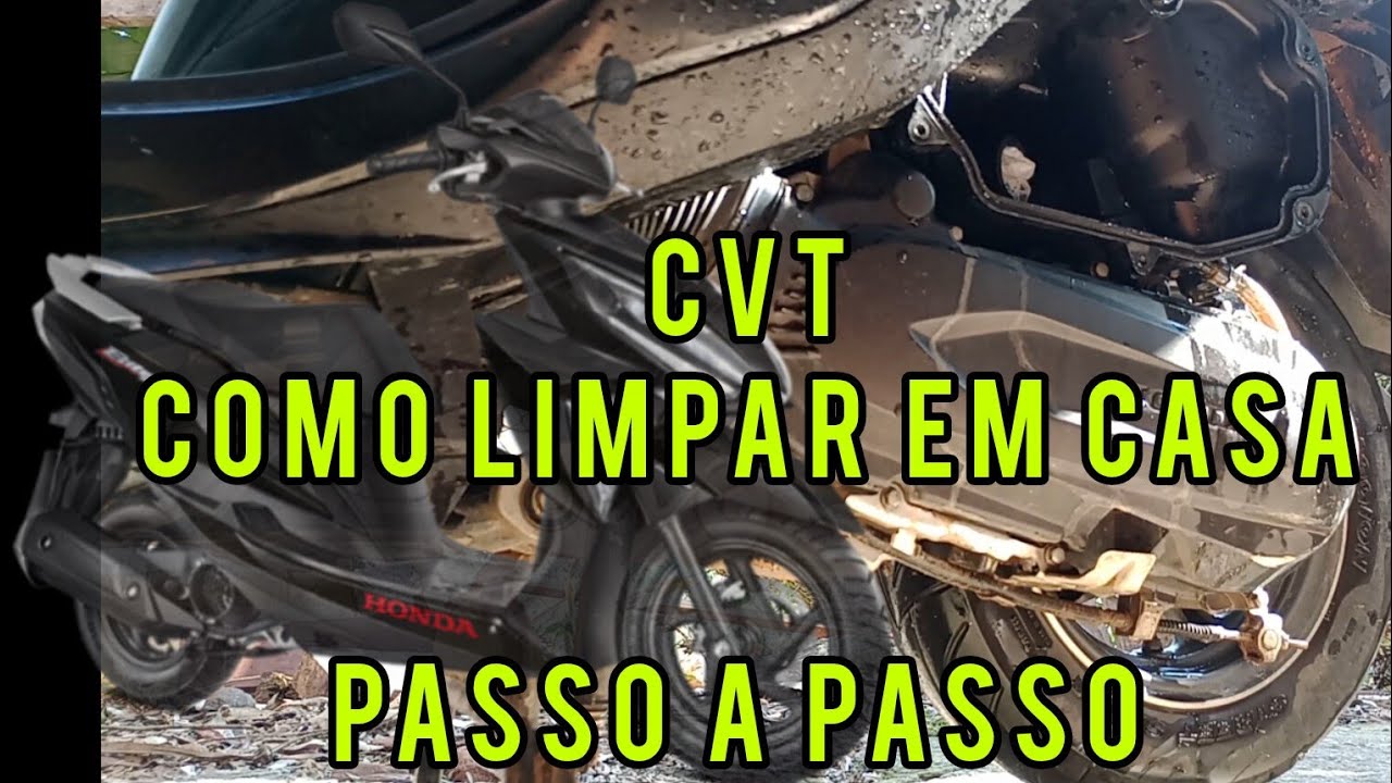 como limpar o CVT  elite 125 e similares detalhadamente.