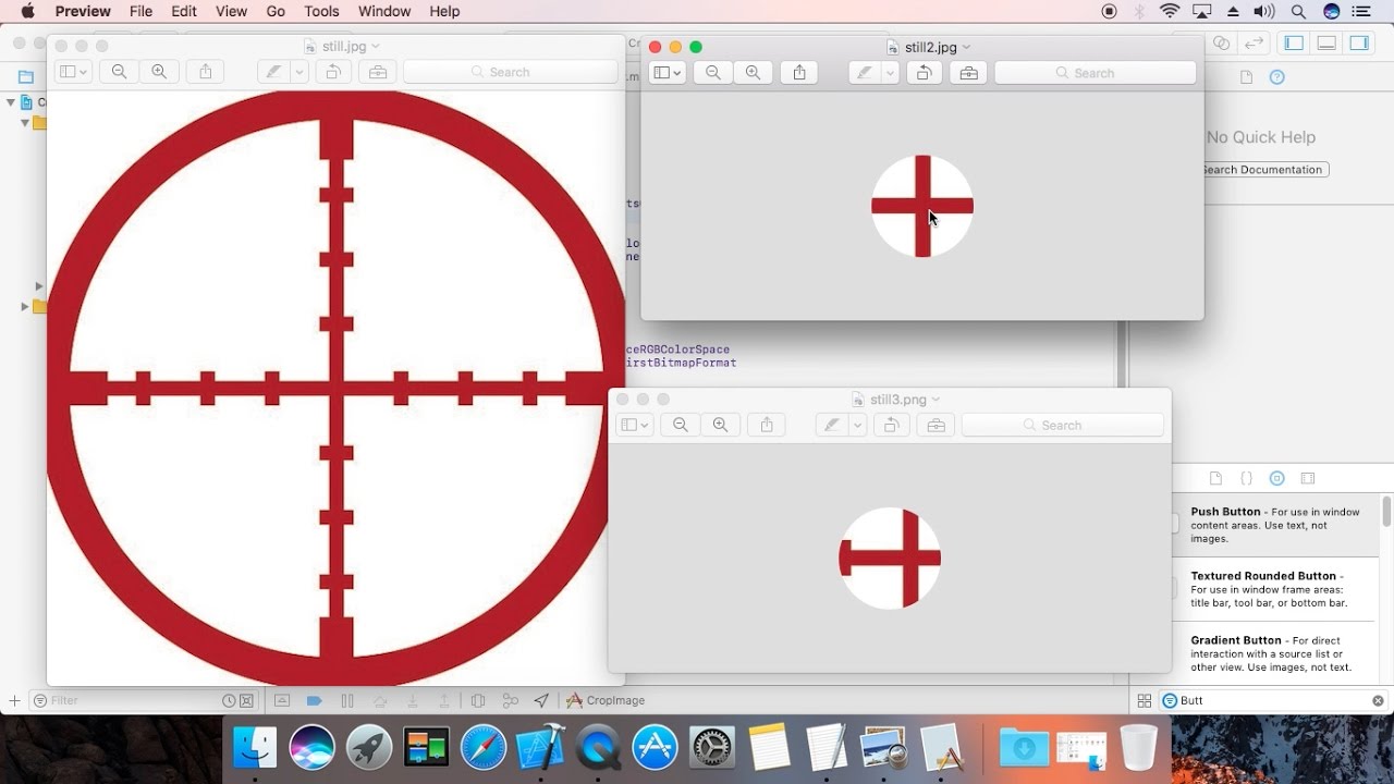 Circular image crop using Objective C - YouTube