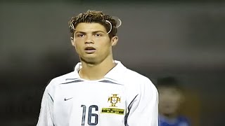 Cristiano Ronaldo First Match for Portugal